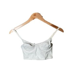 Corset/bralette crop top look-a like